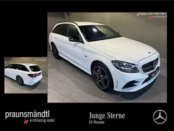 Weiß Gebraucht 2021 Mercedes C300e AMG Limousine | 26.490 € (Guter Preis)