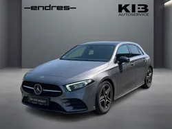 Mountaingrau metallic Gebraucht 2021 Mercedes A180 AMG line Limousine | 29.990 € (Etwas zu teuer)