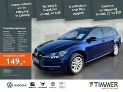 Atlantik blue metallic Gebraucht 2019 VW Golf VII Comfortline Kombi | 18.890 € (Teuer)