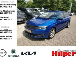 Raceblau metallic (metallic) Gebraucht 2017 Skoda Rapid Drive Limousine | 11.440 € (Etwas zu teuer)