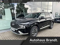 Schwarz Gebraucht 2024 Hyundai Santa Fe Signature SUV | 41.990 € (Fairer Preis)
