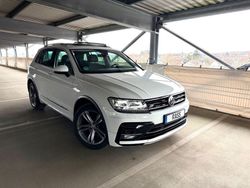 Pure white Gebraucht 2018 VW Tiguan R-line SUV | 22.590 € (Fairer Preis)