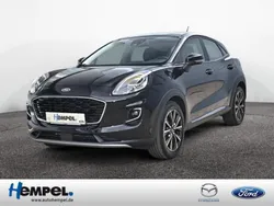 Schwarz / obsidianschwarz (metallic) Gebraucht 2021 Ford Puma Titanium SUV | 18.250 € (Guter Preis)
