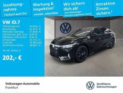 Grenadillschwarz metallic Gebraucht 2024 VW ID.7 GTX Limousine | 50.450 € (Fairer Preis)