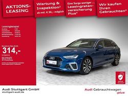 Ascariblau metallic Gebraucht 2024 Audi A4 S-Line Kombi | 38.920 € (Etwas zu teuer)