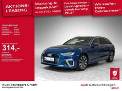 Ascariblau metallic Gebraucht 2024 Audi A4 S-Line Kombi | 38.920 € (Fairer Preis)