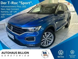 Ravennablau metallic (metallic) Gebraucht 2019 VW T-Roc Sport SUV | 18.890 € (Fairer Preis)