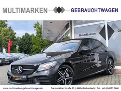 Schwarz/baltic black Gebraucht 2021 Mercedes C300e AMG line Limousine | 20.490 €
