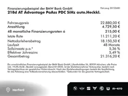 Glaciersilber (silber) Gebraucht 2021 BMW 218 Active Tourer Advantage Van / Kleinbus | 22.880 € (Fairer Preis)