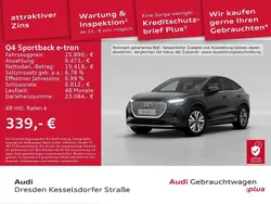 0e mythosschwarz metallic Gebraucht 2022 Audi Q4 e-tron SUV | 25.890 € (Etwas zu teuer)