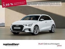 Weiß (gletscherweiß metallic) Gebraucht 2024 Audi A3 Sportback Advanced Plus Kleinwagen | 29.981 € (Fairer Preis)