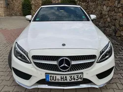 Weiß Gebraucht 2018 Mercedes C220 AMG line Cabrio | 29.200 € (Fairer Preis)