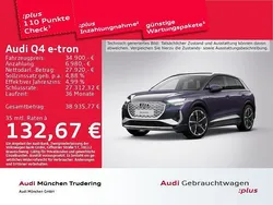Auroraviolett metallic Gebraucht 2022 Audi Q4 e-tron Ambiente SUV | 34.900 € (Guter Preis)