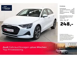 Weiss Gebraucht 2024 Audi A3 Sportback Advanced Limousine | 32.680 € (Fairer Preis)