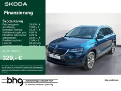 Lavablau metallic Gebraucht 2022 Skoda Karoq Ambition SUV | 29.630 € (Etwas zu teuer)