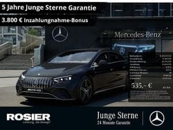 Schwarz / obsidianschwarz Gebraucht 2024 Mercedes EQE AMG 43 Premium Limousine | 61.856 € (Superpreis)