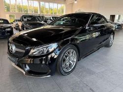 Schwarz unilack Gebraucht 2017 Mercedes C220 AMG line Cabrio | 24.950 € (Etwas zu teuer)