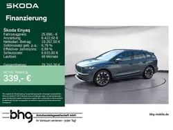 Grau Gebraucht 2021 Skoda Enyaq iV SUV | 25.690 € (Etwas zu teuer)