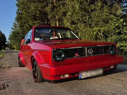 Rot Gebraucht 1991 VW Golf Cabriolet Cabrio | 9.400 €