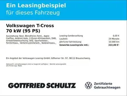 Schwarz Gebraucht 2023 VW T-Cross Move SUV | 19.950 € (Fairer Preis)