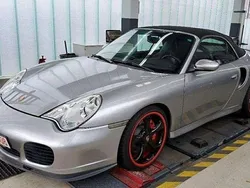 Silber Gebraucht 2004 Porsche 911 Turbo Cabriolet Cabrio | 55.000 €