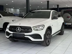 Polarweiss unilack Gebraucht 2021 Mercedes GLC300e AMG line Coupé | 39.900 € (Fairer Preis)