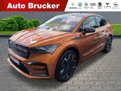 Phoenix orange metallic met. Gebraucht 2024 Skoda Enyaq iV Suite SUV | 55.790 € (Etwas zu teuer)
