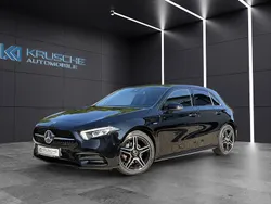 Nachtschwarz Gebraucht 2020 Mercedes A180 AMG line Limousine | 24.990 € (Fairer Preis)