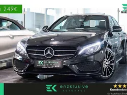 Obsidianschwarz metalliclack Gebraucht 2018 Mercedes C250 AMG Limousine | 28.890 € (Teuer)