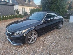 Schwarz Gebraucht 2017 Mercedes C200 AMG line Cabrio | 25.600 € (Fairer Preis)