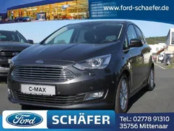 Grau Gebraucht 2019 Ford C-MAX Titanium Van / Kleinbus | 13.390 € (Fairer Preis)