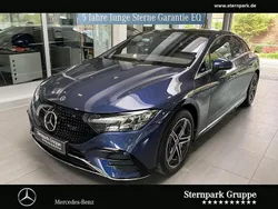 Lack sodalithblau Gebraucht 2024 Mercedes EQE300 AMG Limousine | 48.390 € (Guter Preis)
