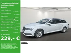 Moonweiss metallic Gebraucht 2020 Skoda Superb Ambition Kombi | 20.950 € (Fairer Preis)