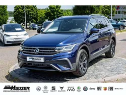 Atlantic blue metallic Gebraucht 2025 VW Tiguan Allspace Life SUV | 37.895 € (Superpreis)