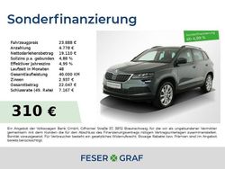 Quarzgrau metallic Gebraucht 2019 Skoda Karoq Business Line SUV | 23.888 € (Fairer Preis)