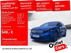 Blau Gebraucht 2023 Skoda Enyaq iV Suite SUV | 41.460 € (Guter Preis)