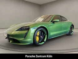 Gruen Gebraucht 2020 Porsche Taycan Turbo Limousine | 79.800 € (Teuer)