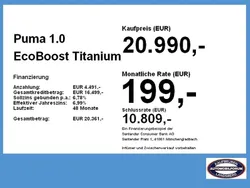 Frostweiß Gebraucht 2023 Ford Puma Titanium X SUV | 20.990 € (Fairer Preis)