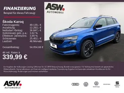 Blau Neu 2025 Skoda Karoq SportLine SUV | 49.130 € (Teuer)