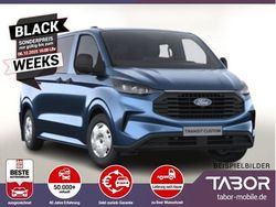 Blau (chrome blue metallic) Neu 2025 Ford Transit Custom Trend Limousine | 41.488 € (Etwas zu teuer)