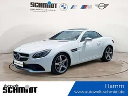 Polarweiß uni Gebraucht 2017 Mercedes SLC200 AMG line Plus Cabrio | 27.690 € (Guter Preis)