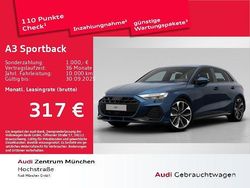 Blau Gebraucht 2025 Audi A3 Sportback S-Line Kleinwagen | 42.312 € (Teuer)
