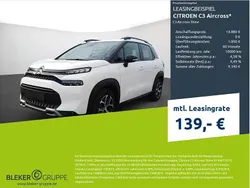 Lack weiss banquise/typ aussenverkleidung spiegel flach standard Gebraucht 2023 Citroën C3 Aircross Shine SUV | 14.880 € (Guter Preis)