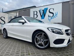 Weiß Gebraucht 2017 Mercedes C200 AMG line Cabrio | 25.990 € (Fairer Preis)