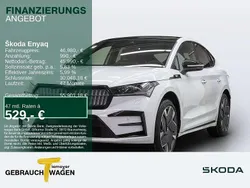 Moonweiss perleffekt Gebraucht 2024 Skoda Enyaq iV Suite SUV | 46.980 € (Superpreis)