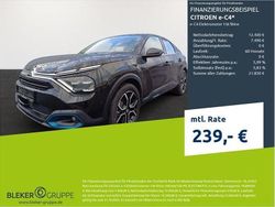 Perlaneraschwarz (metallic) Gebraucht 2022 Citroën e-C4 Shine Limousine | 18.880 € (Guter Preis)