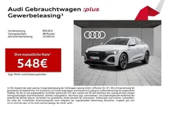 Weiß Gebraucht 2024 Audi Q8 e-tron S-Line SUV | 73.839 € (Teuer)