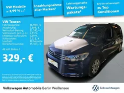 Blau Gebraucht 2022 VW Touran Comfortline Van / Kleinbus | 26.989 € (Fairer Preis)
