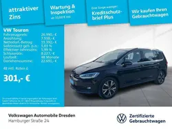 Deep black perleffekt Gebraucht 2022 VW Touran Highline Van / Kleinbus | 26.990 € (Guter Preis)