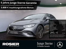 Grau / selenitgrau (metallic) Gebraucht 2024 Mercedes EQE300 AMG Limousine | 47.432 € (Superpreis)